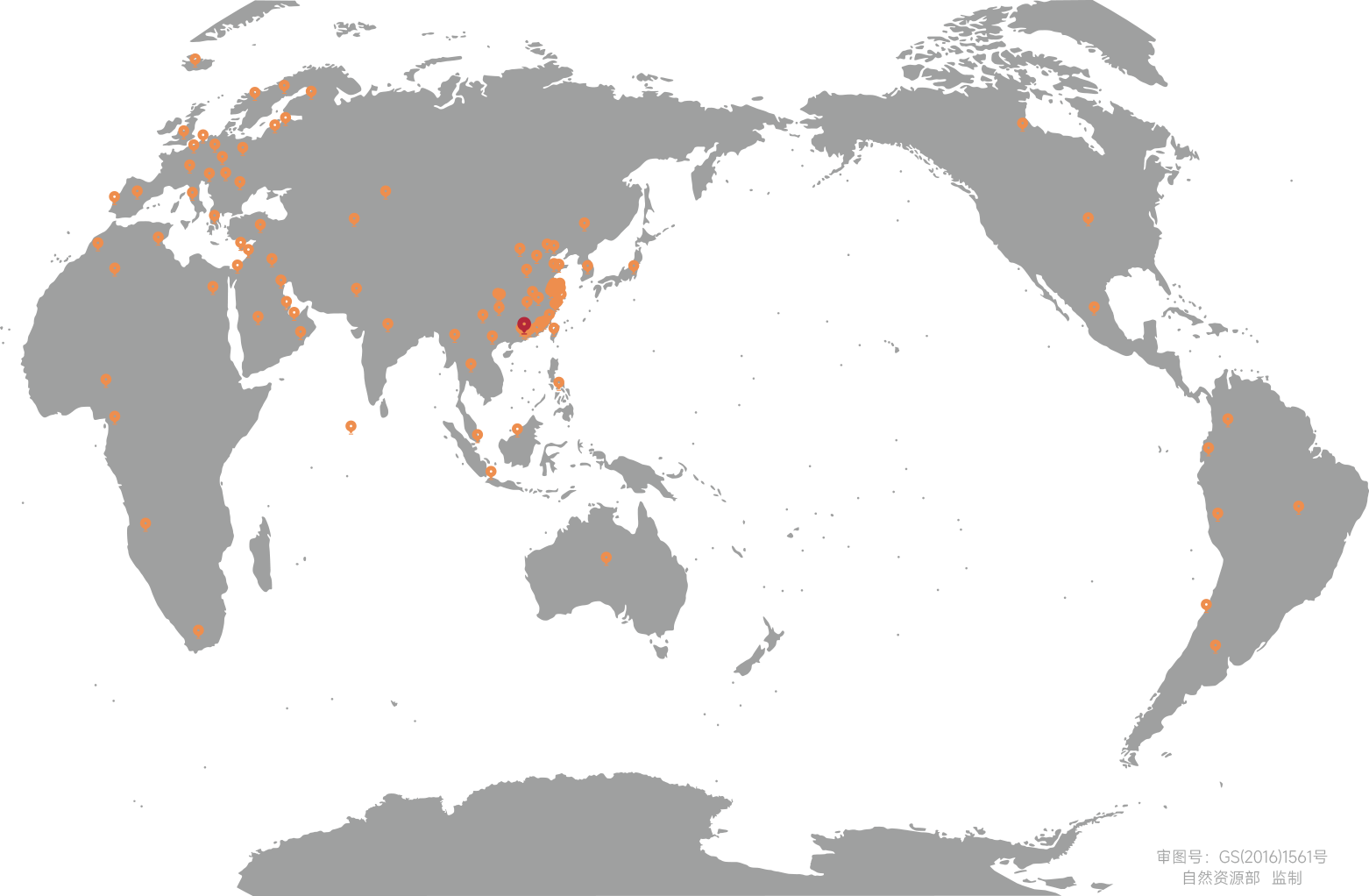 <p>公司總部：中國&middot;廣州<br />辦事處：北京、上海、武漢</p>